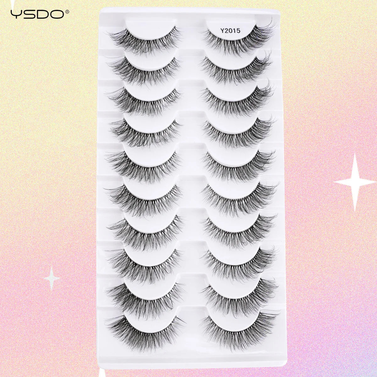 New Fox Half Eyelashes 3/10 Pairs 3D Mink Lashes Natural Eyelash Extension Cat Eye Eyelashes Makeup Tools faux Cils maquiagem - Blinksy